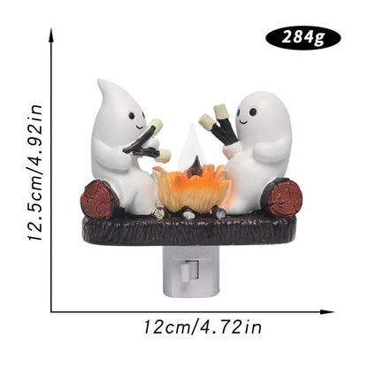 Decorative Ghosts Campfire Night Light for Focused Lighting