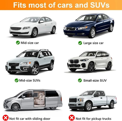 Vehicle-Ready Car Anti‐Mosquito Screen/Net, 4 Pack Car Sunshade