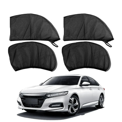 Vehicle-Ready Car Anti‐Mosquito Screen/Net, 4 Pack Car Sunshade