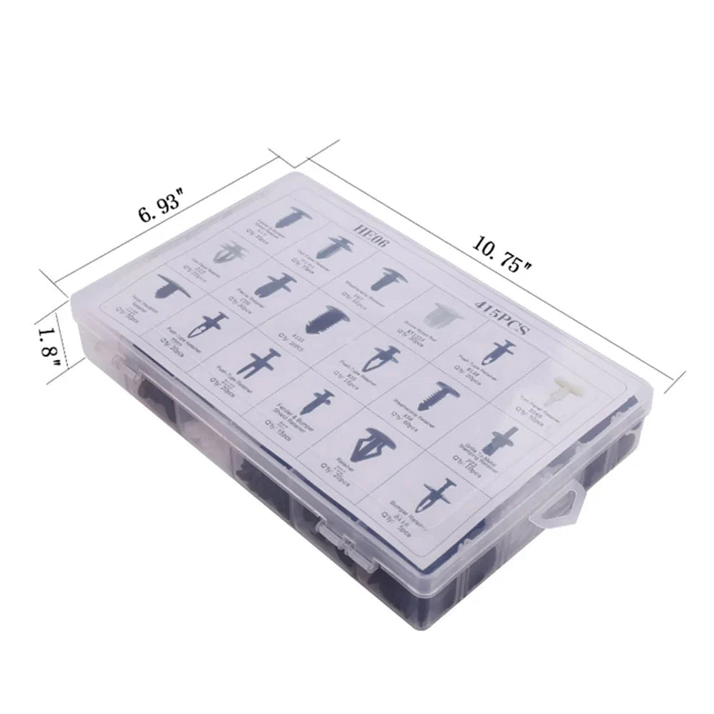 Vehicle-Ready 630PCS Car Fastener Box Set – Universal Auto Clips