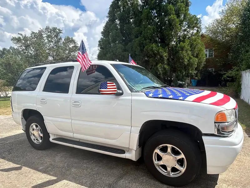 Vehicle-Ready 4th Of July 65K+American Car Hood FlagNo Glue No Tools
