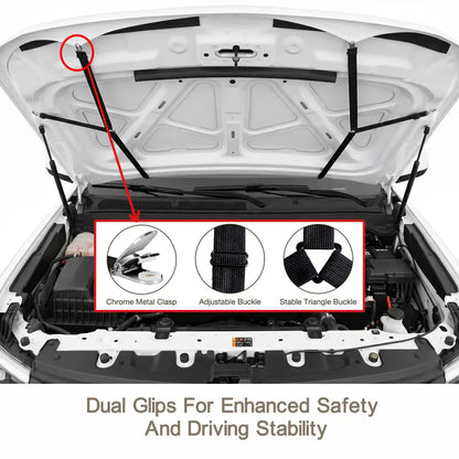 Vehicle-Ready 4th Of July 65K+American Car Hood FlagNo Glue No Tools