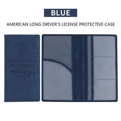 Vehicle-Ready Car Registration & Insurance Document Holder – PU