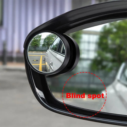 Vehicle-Ready Car Rear View Mirror Small Round Mirror for Garage Use