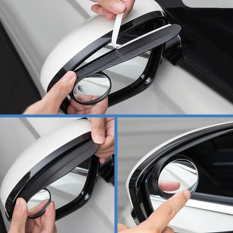 Vehicle-Ready Car Rear View Mirror Small Round Mirror for Garage Use