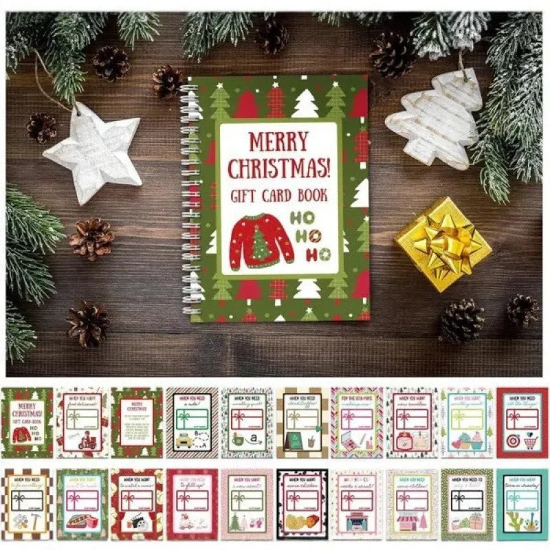Vehicle-Ready Gift Card Book for Garage Use