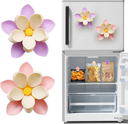 Space-Saving 2-Pack Cherry Blossom Magnetic Bag Clip