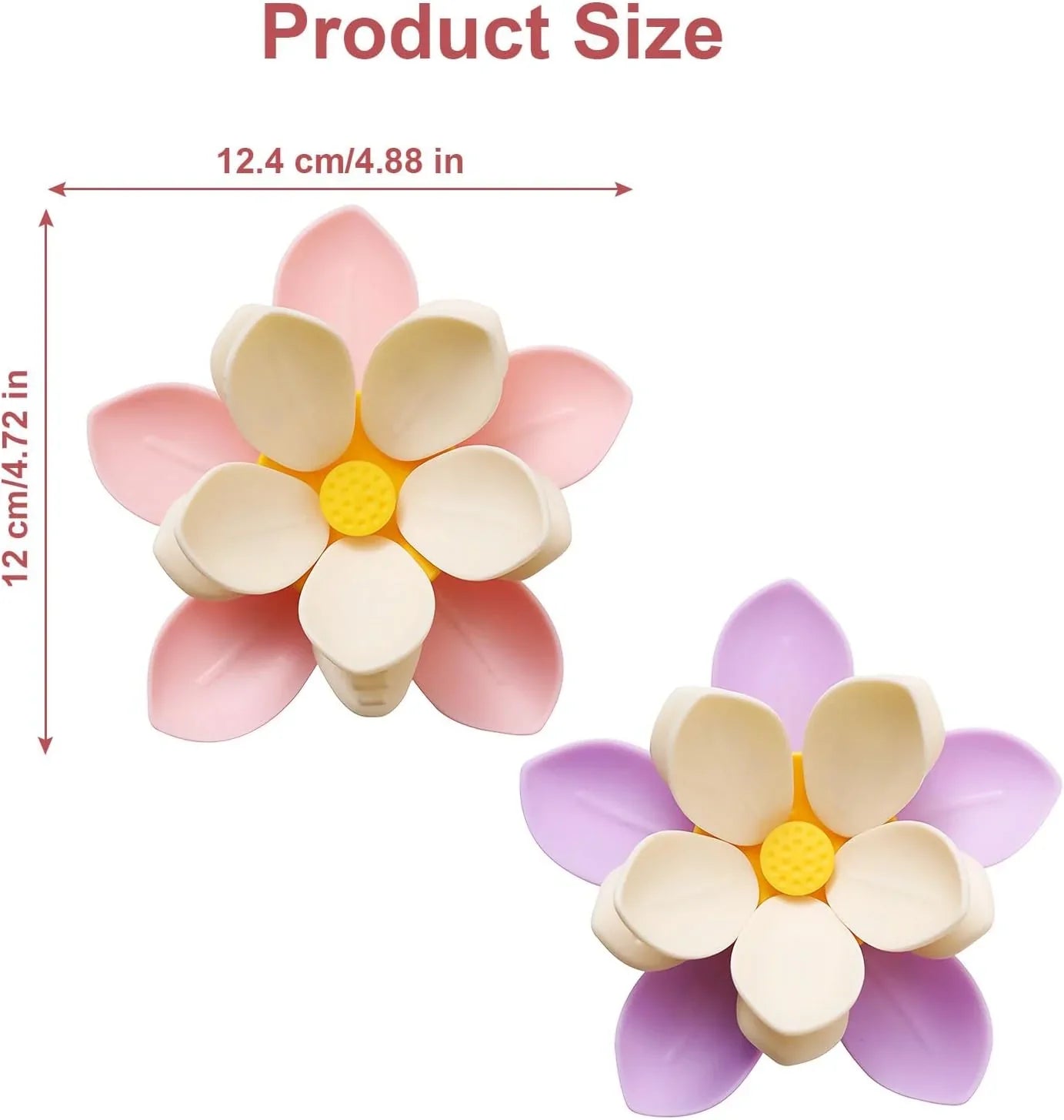 Space-Saving 2-Pack Cherry Blossom Magnetic Bag Clip