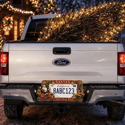 Purpose-Built License Plate Frame – Festive Style for Every