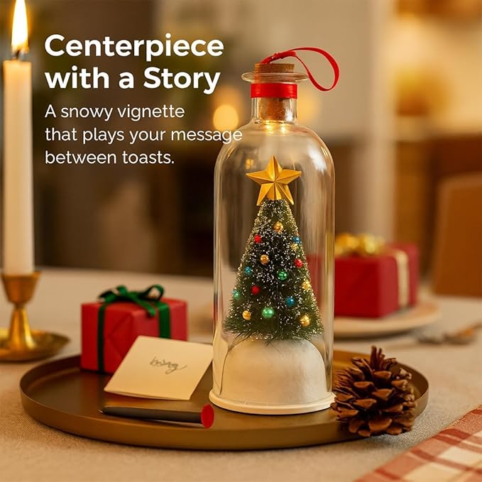 Purpose-Built 8" Recordable Tree Message In A Bottle for Everyday Use