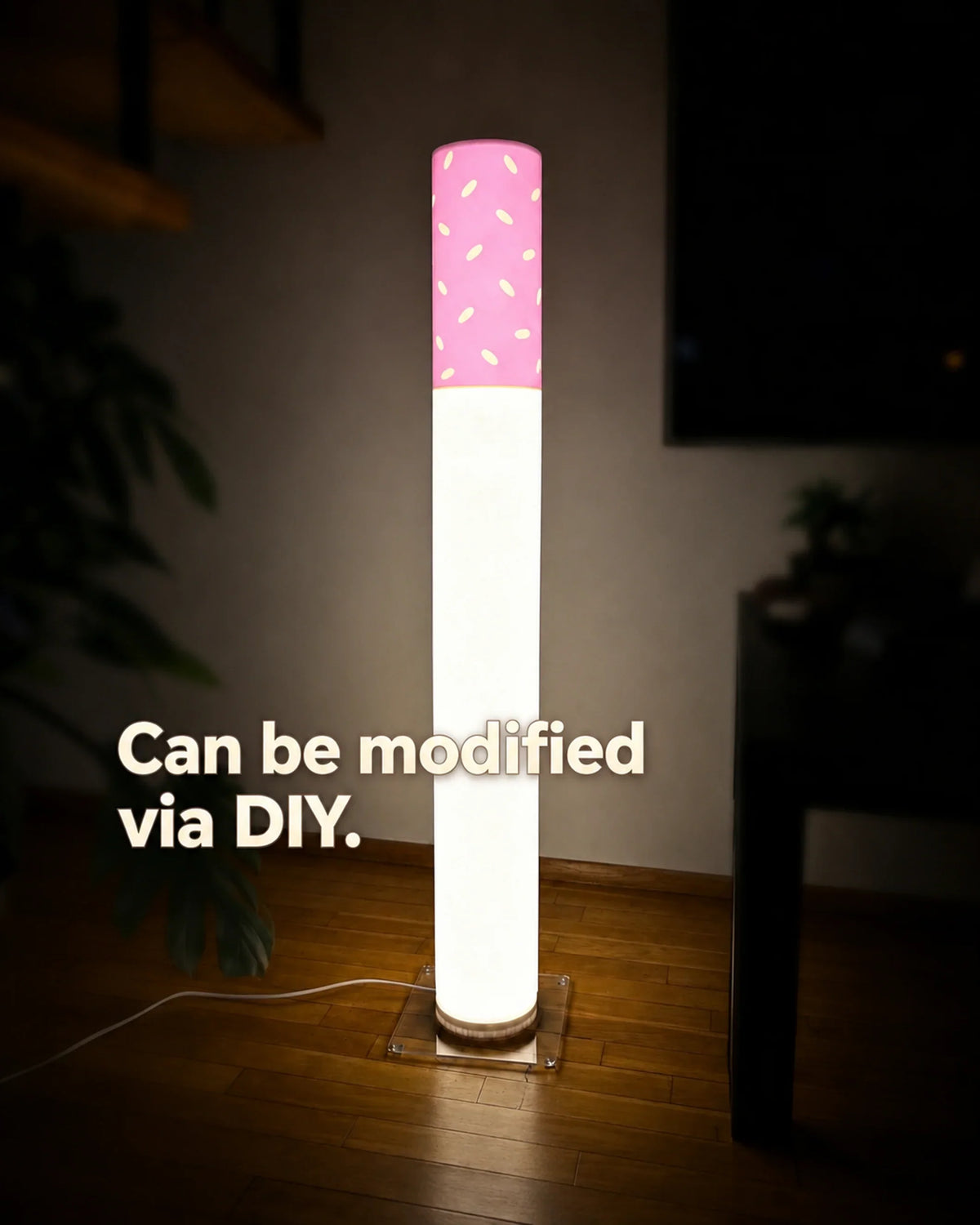 Decorative Cigarette Tube Shaped Style Floor Lamp – Retro Industrial