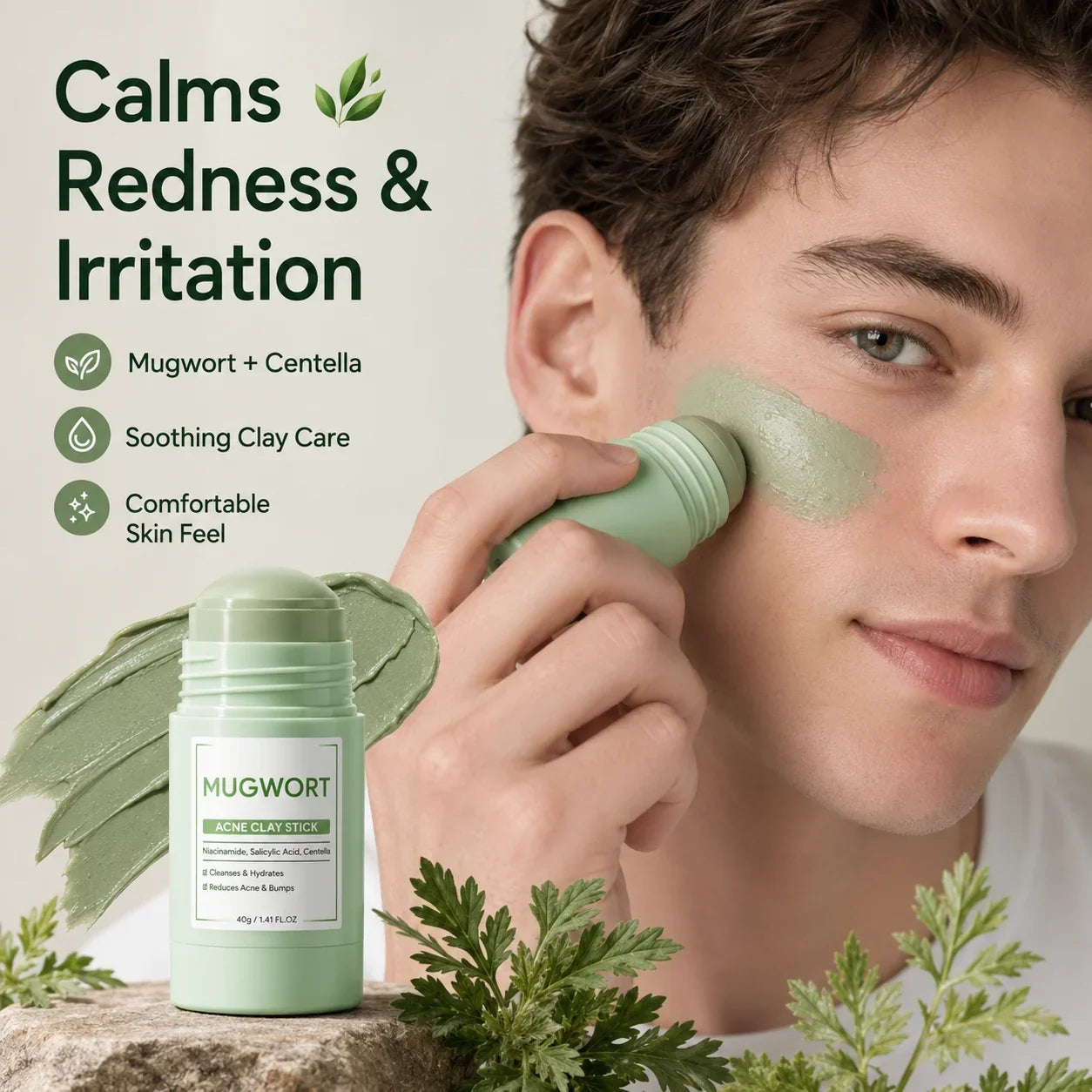 Purpose-Built Clay Mask Stick Series – 3 Clay Mask Sticks Targeting