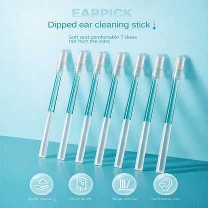 Visible-Tip Sticky Swabs for Careful Ear Cleaning