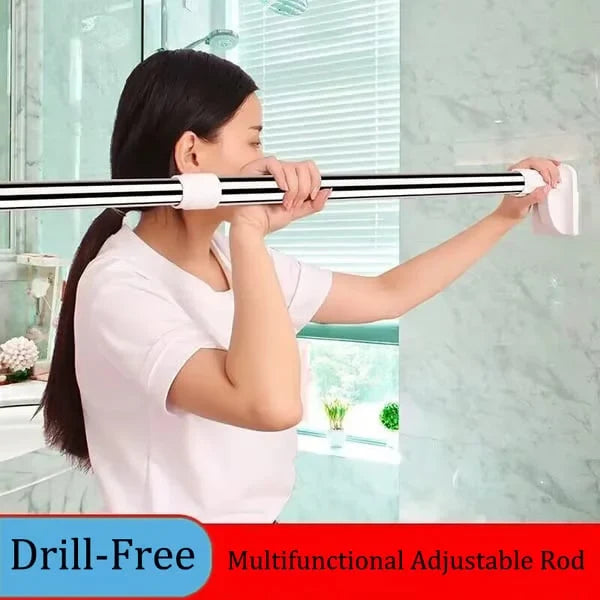 Purpose-Built Adjustable Drill-Free – Tension Rod for Everyday Use