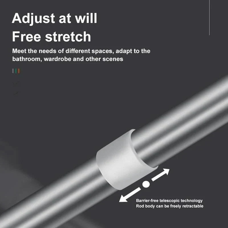 Purpose-Built Adjustable Drill-Free – Tension Rod for Everyday Use
