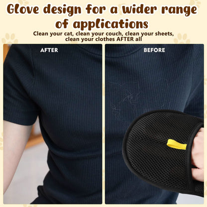 Vehicle-Ready Latest Technology Pet Hair Remover Electrostatic Gloves