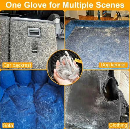 Vehicle-Ready Latest Technology Pet Hair Remover Electrostatic Gloves