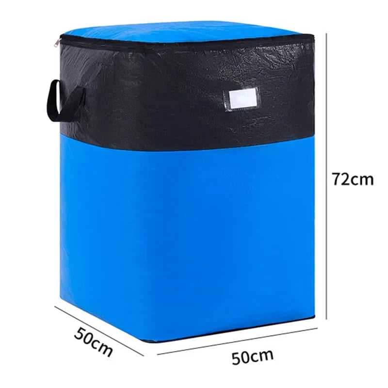 Space-Saving Collapsible Storage and Moving Bag for Tidy Storage
