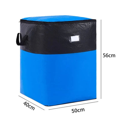 Space-Saving Collapsible Storage and Moving Bag for Tidy Storage