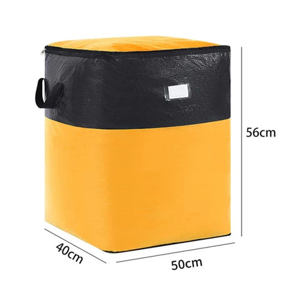 Space-Saving Collapsible Storage and Moving Bag for Tidy Storage