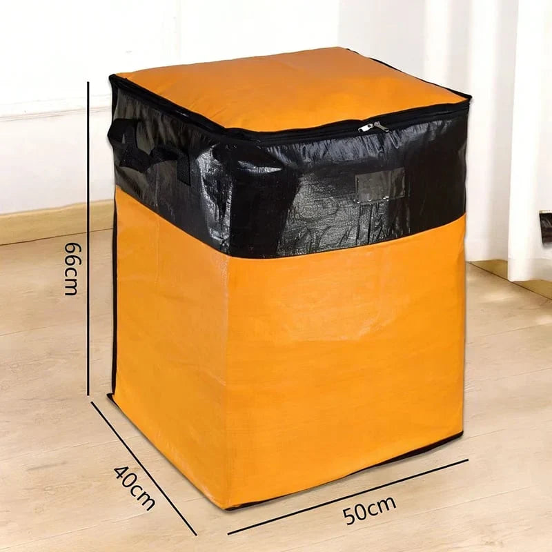 Space-Saving Collapsible Storage and Moving Bag for Tidy Storage