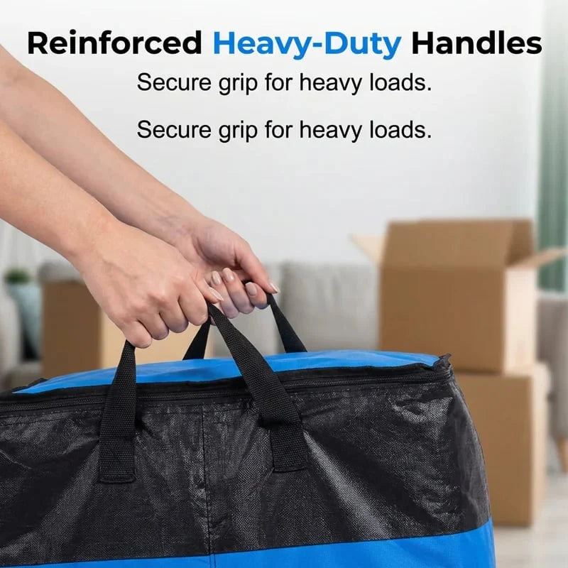 Space-Saving Collapsible Storage and Moving Bag for Tidy Storage