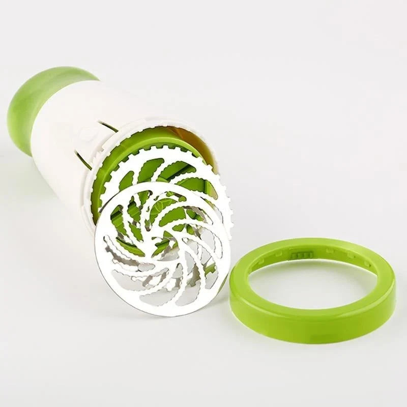 Easy-Care White & Green Compact Cordless Herb Chopper, Efficient