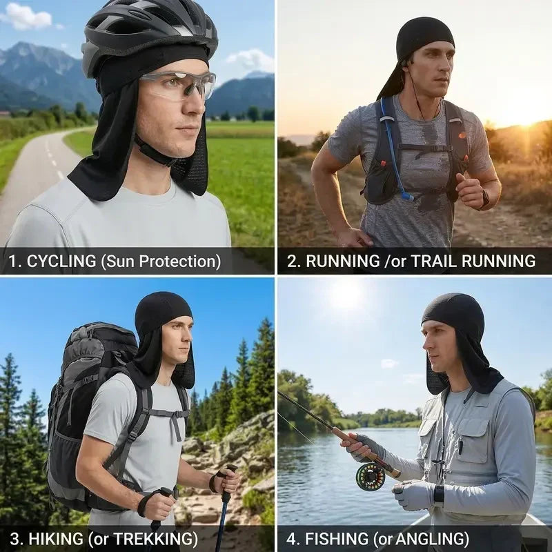 Distinctive 3-pack Cooling Skull Cap Elastic Hard