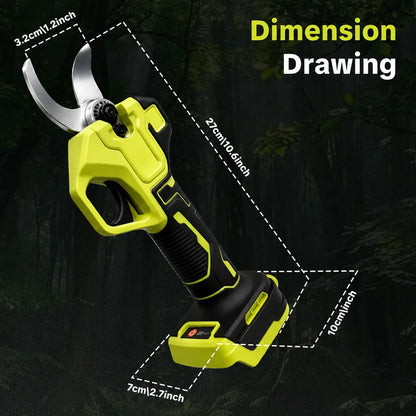 Distinctive Cordless Electric Pruning Shears – 1.25" Cutting