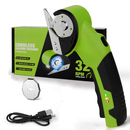 Decorative Cordless Electric Scissors 4V – Rechargeable Heavy Duty