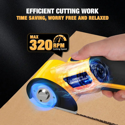 Decorative Cordless Electric Scissors 4V – Rechargeable Heavy Duty