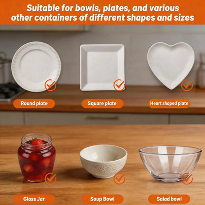 Reusable Elastic Bowl Covers for Everyday Food Storage