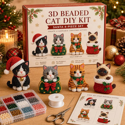 Hands-On Create Your Own 3D Beaded Cats – Beginner-Friendly DIY