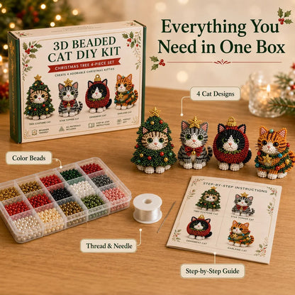 Hands-On Create Your Own 3D Beaded Cats – Beginner-Friendly DIY