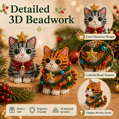 Hands-On Create Your Own 3D Beaded Cats – Beginner-Friendly DIY