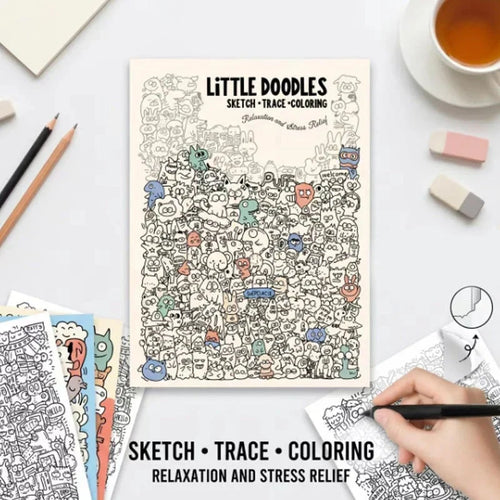 Distinctive Creative Doodle Art Coloring Book for Everyday Wear
