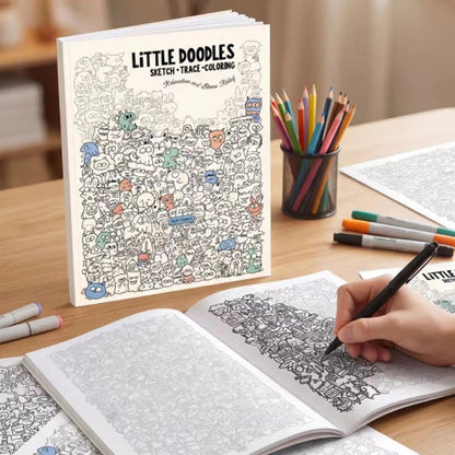 Distinctive Creative Doodle Art Coloring Book for Everyday Wear