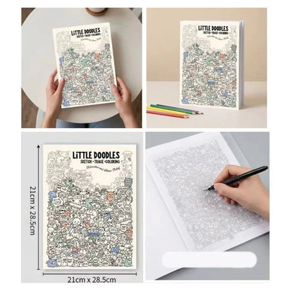 Distinctive Creative Doodle Art Coloring Book for Everyday Wear