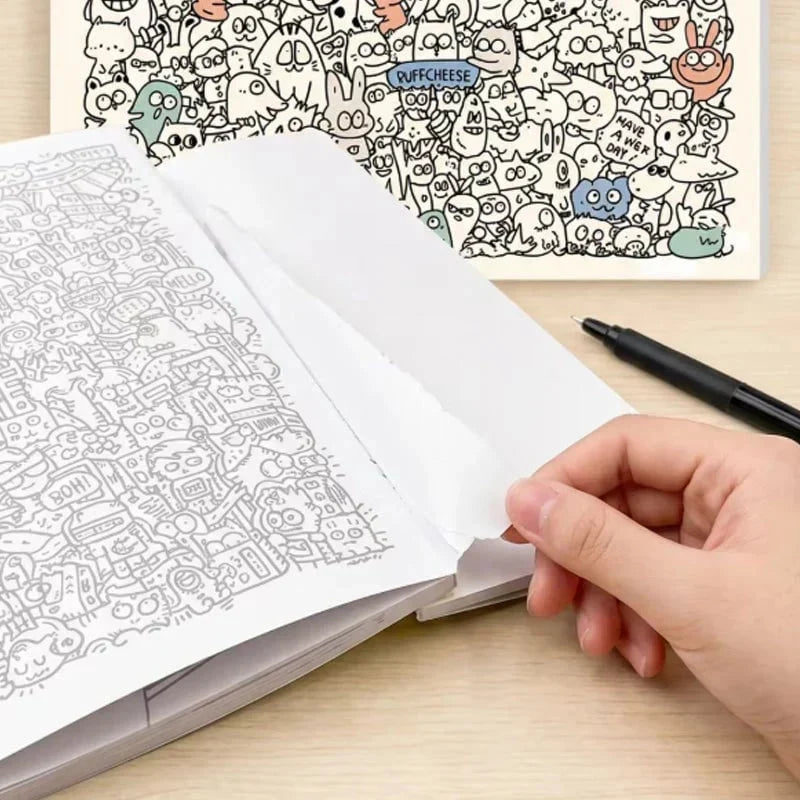 Distinctive Creative Doodle Art Coloring Book for Everyday Wear