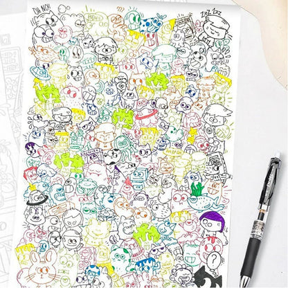 Distinctive Creative Doodle Art Coloring Book for Everyday Wear
