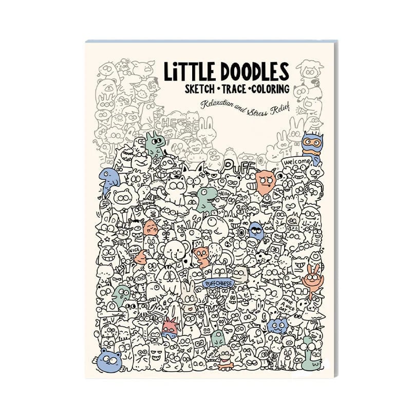Distinctive Creative Doodle Art Coloring Book for Everyday Wear