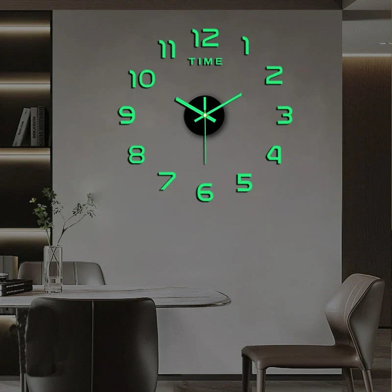 Purpose-Built DIY 3D Acrylic Digital Wall Clock for Everyday Use