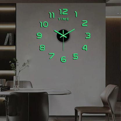 Purpose-Built DIY 3D Acrylic Digital Wall Clock for Everyday Use