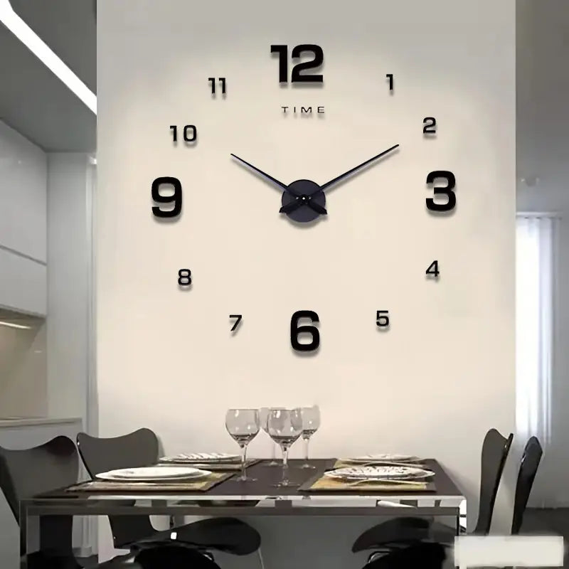 Purpose-Built DIY 3D Acrylic Digital Wall Clock for Everyday Use