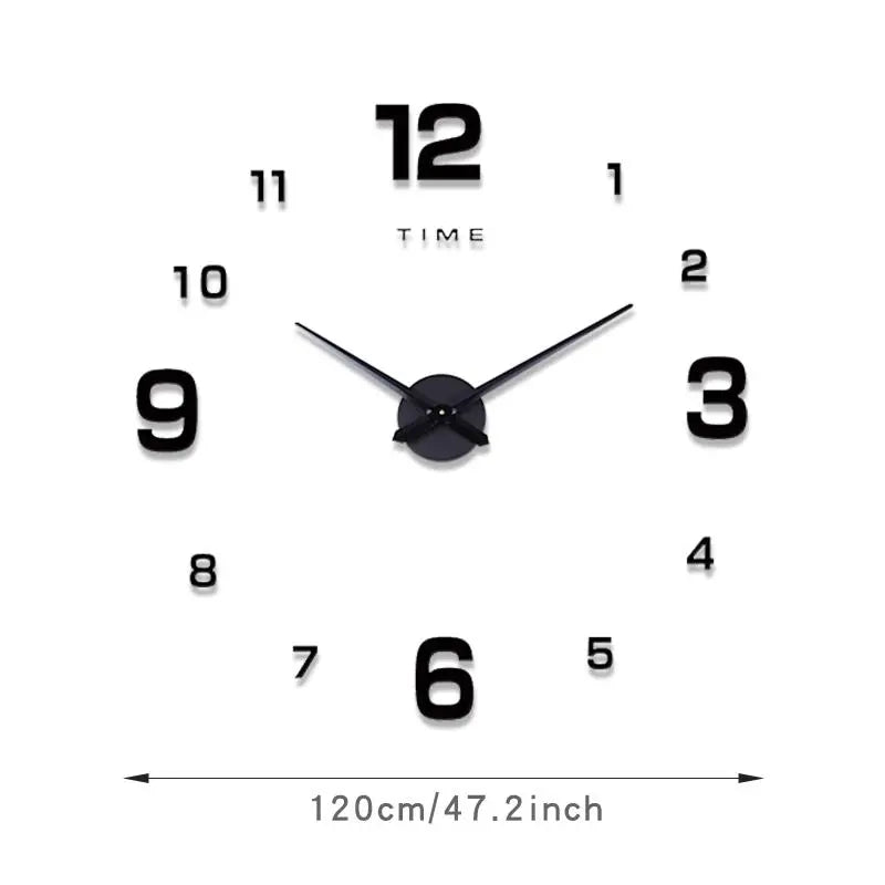Purpose-Built DIY 3D Acrylic Digital Wall Clock for Everyday Use