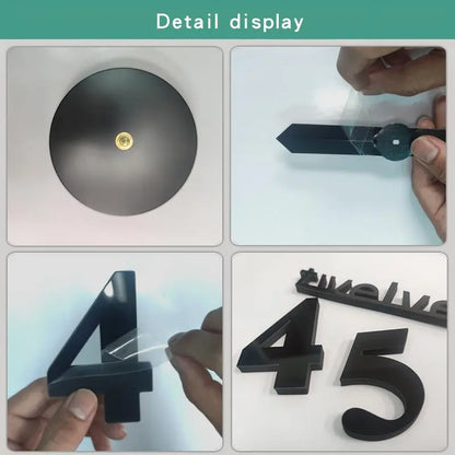 Purpose-Built DIY 3D Acrylic Digital Wall Clock for Everyday Use
