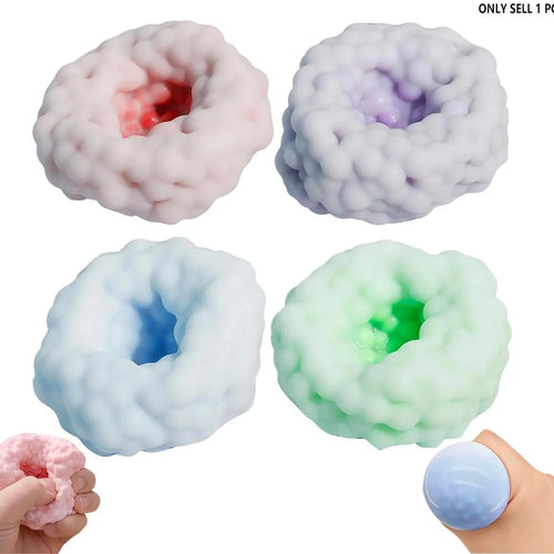 Soft Crunch-Texture Squeeze Balls for Calming Hands