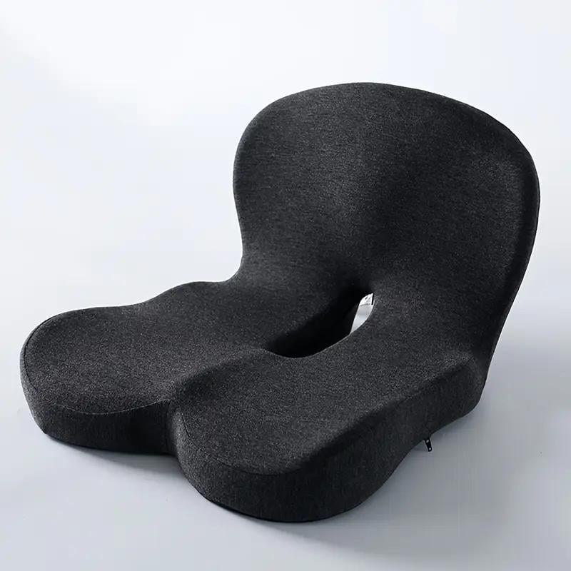 Vehicle-Ready Non-Slip Memory Foam Seat Cushion – Sciatica Relief