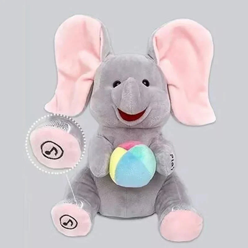 Purpose-Built Cute Hide And Seek Elephant Plush Doll for Everyday Use