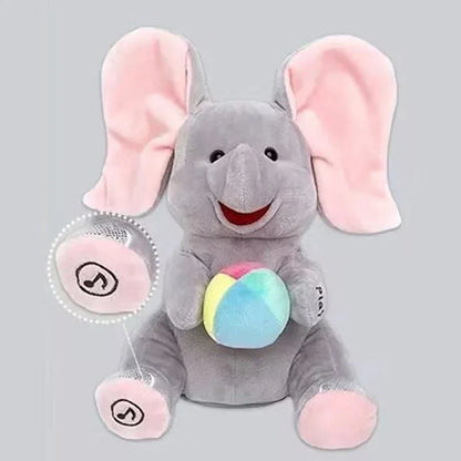 Purpose-Built Cute Hide And Seek Elephant Plush Doll for Everyday Use